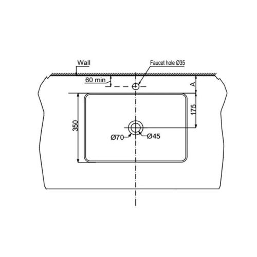 Thông số chậu rửa mặt lavabo Regal Hafele 588.79.075