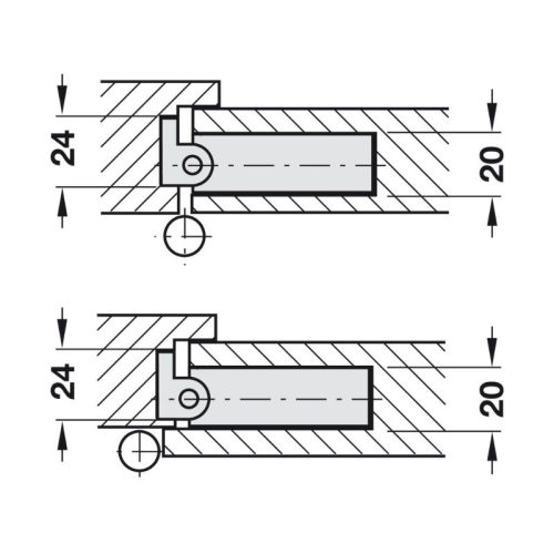 Thiết bị đóng cửa tự động Hafele 931.24.010 4 thong so chi tiet thiet bi dong cua tu dong hafele 931 24 010