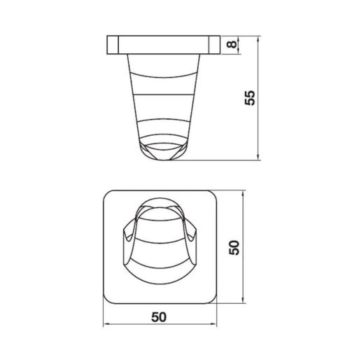 Thông số móc treo khăn Hafele 580.41.400