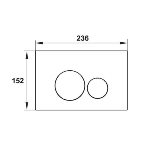 Nút nhấn xả thải Mechanical tròn Hafele 588.73.544 3 Thông số nút nhấn xả thải Mechanical tròn Hafele 588.73.544