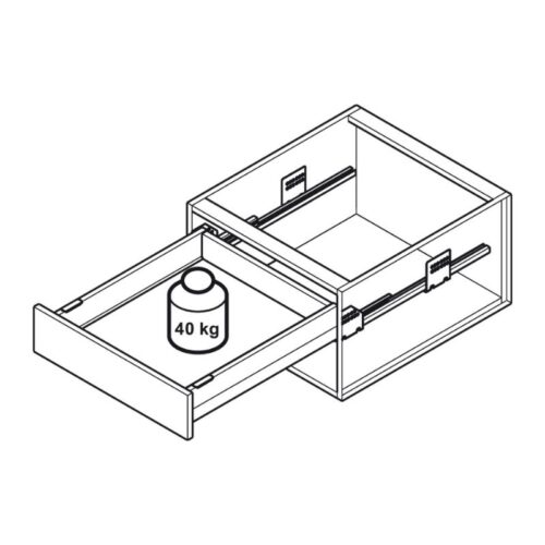 Ray hộp Matrix Box P Plus Hafele 513.27.305 4 tai trong ray hop matrix box p plus hafele 513 27 305