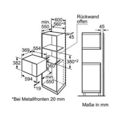 Kích thước Lò Vi Sóng Bosch HMT84G654