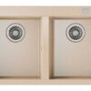 Chậu đá nhân tạo TEKA FORSQUARE 2B 790 BEIGE 115260016 1 11219 chau rua teka forsquare 2b 790 beige