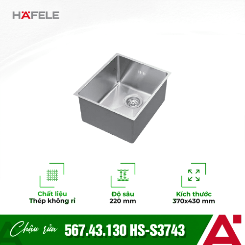 Chậu rửa bát HAFELE ENZO R 567.43.130