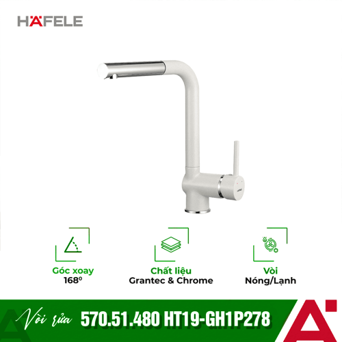 Vòi rửa bát đá Hafele HT19-GH1P278 570.51.480