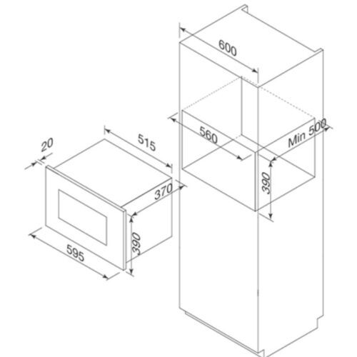 Kích Thước Lò Vi Sóng Malloca MW 927S