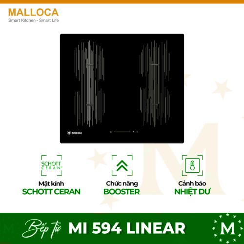 Bếp từ âm Malloca MI 594 LINEAR