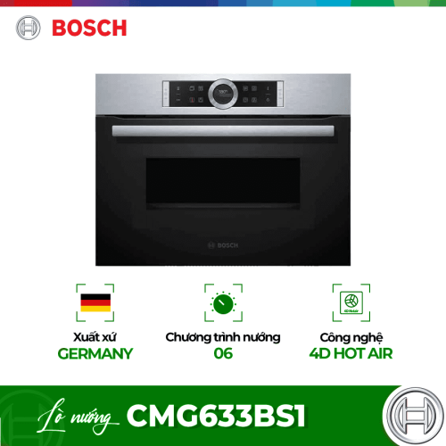 Lò nướng kết hợp vi sóng Bosch CMG633BS1