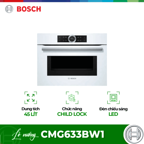 Lò nướng kèm vi sóng Bosch CMG633BW1