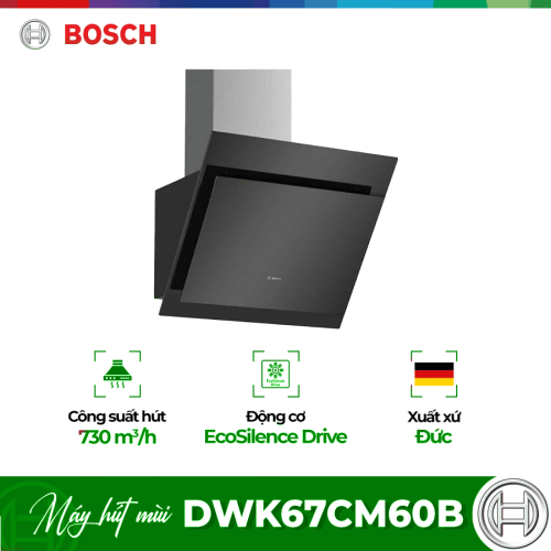 Hút mùi gắn tường Bosch DWK67CM60B