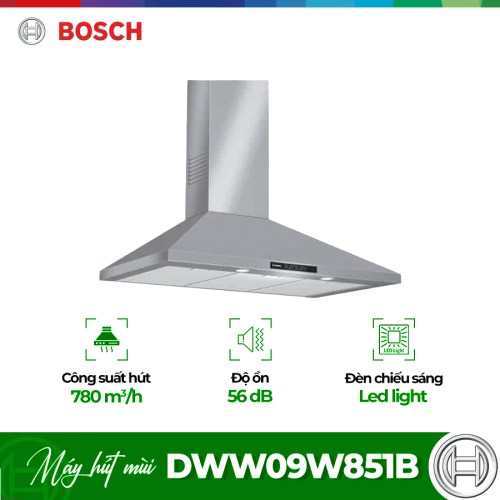 Máy hút mùi gắn tường Bosch DWW09W851B