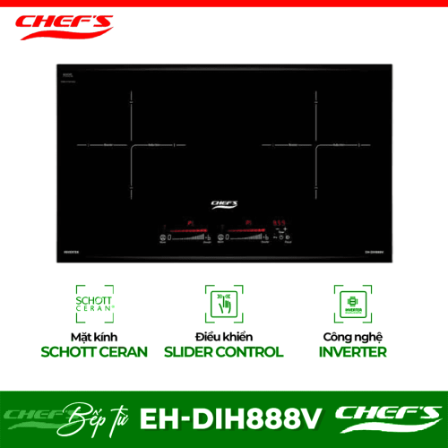 Bếp từ đôi Chefs EH-DIH888V