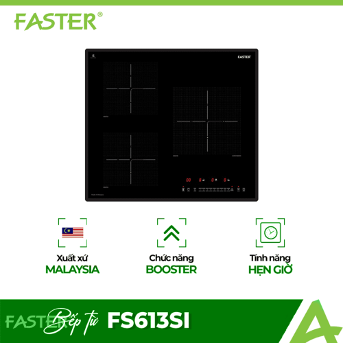 Bếp từ 3 vùng nấu Faster FS 613SI