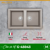 Chậu rửa đá Granite Malloca màu đất TORTORA G-45043 2 g 45043 optimized