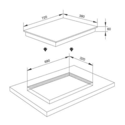 Bếp điện từ Malloca MH-03IRB DB