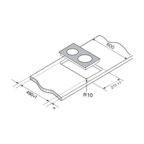 Kích thước Bếp từ âm Electrolux EHI325CA