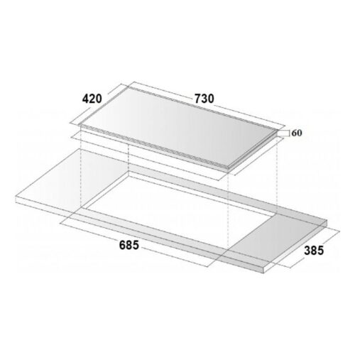 Kích thước bếp từ Napoliz ITC-F88