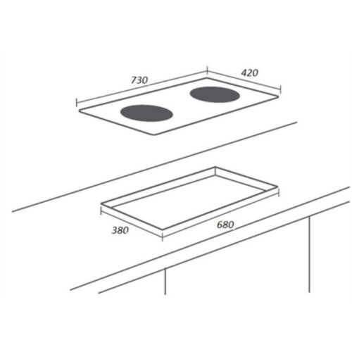 Kích thước bếp từ Sevilla SV-M30