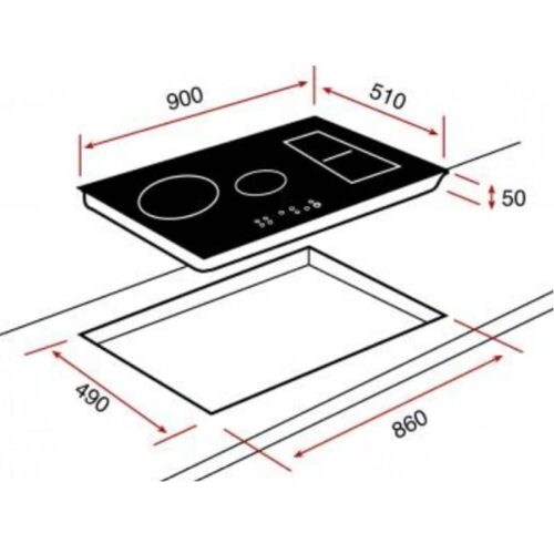 Kích thước Bếp Từ Teka IRS 943