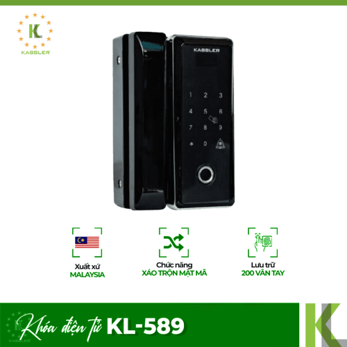 Khóa cửa vân tay Kassler KL-589