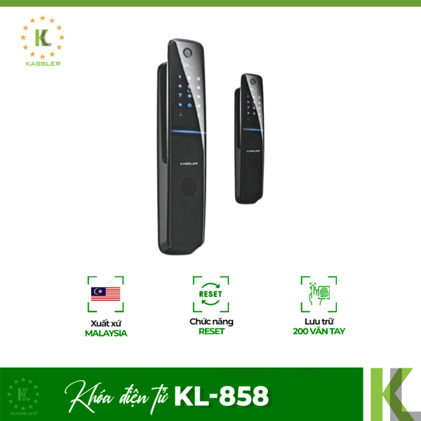 Khóa điện tử Kassler KL - 858/ Khóa vân tay 4 kl 858 optimized