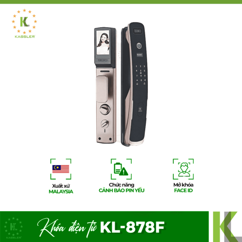 Khóa điện tử Kassler KL-878F/ Khóa vân tay