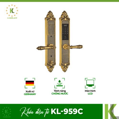 Khóa điện tử Kassler KL-959C/ Khóa đại sảnh