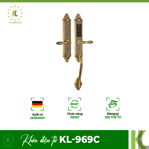 Khóa điện tử Kassler KL-969C/ Khóa đại sảnh