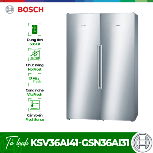 Tủ lạnh cỡ lớn Bosch KSV36AI41-GSN36AI31