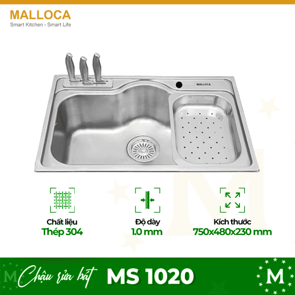 Chậu rửa bát Malloca MS 1020 4 ms 1020 optimized