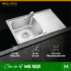 Chậu rửa bát 1 khối Malloca MS 1021 2 ms 1021 optimized