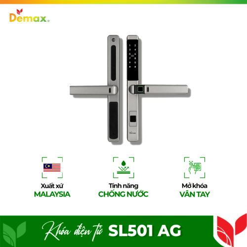 Khóa cửa điện tử chống nước Demax SL501 AG
