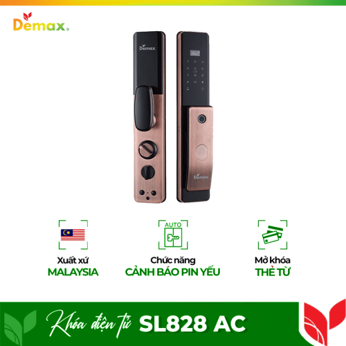 Khóa cửa thông minh tự động Demax SL828 AC