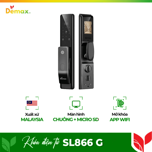 Khóa cửa điện tử Demax SL866 G