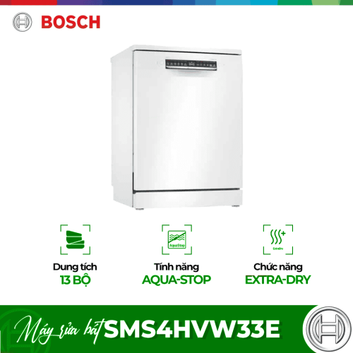 Máy rửa bát Bosch SMS4HVW33E serie 4