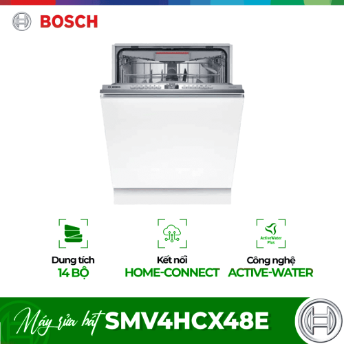 Máy rửa bát âm toàn phần Bosch SMV4HCX48E