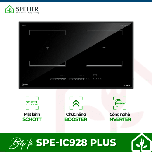 Bếp từ 2 vùng nấu Spelier SPE-IC928 PLUS