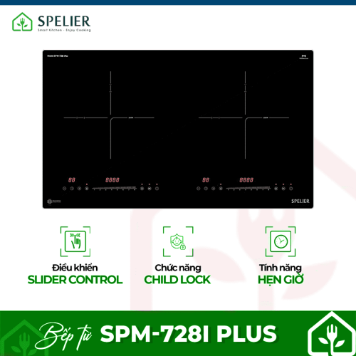 BẾP TỪ ĐÔI SPELIER SPM-728I Plus