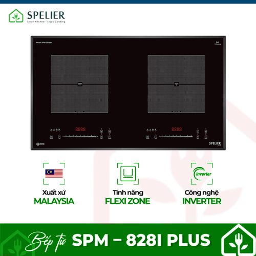 Bếp Từ Đôi Spelier SPM – 828I PLUS