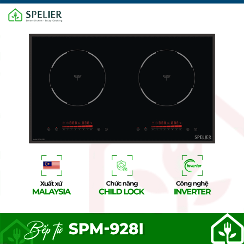 BẾP TỪ ĐÔI SPELIER SPM-928I