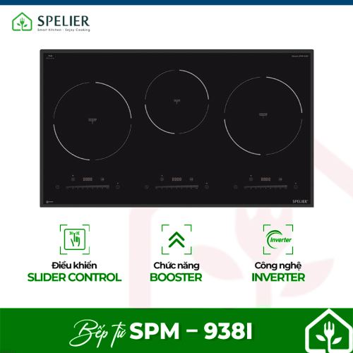 Bếp Từ Ba Spelier SPM – 938I