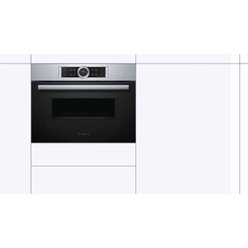 Thiết kế lò nướng kết hợp vi sóng Bosch CMG633BS1