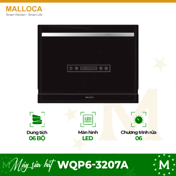 Máy rửa bát Malloca WQP6-3207A 4 wqp6 3207a optimized