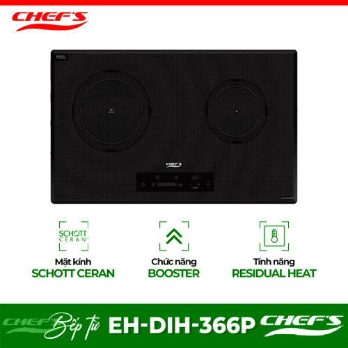 Bếp từ đôi Chefs EH-DIH-366P