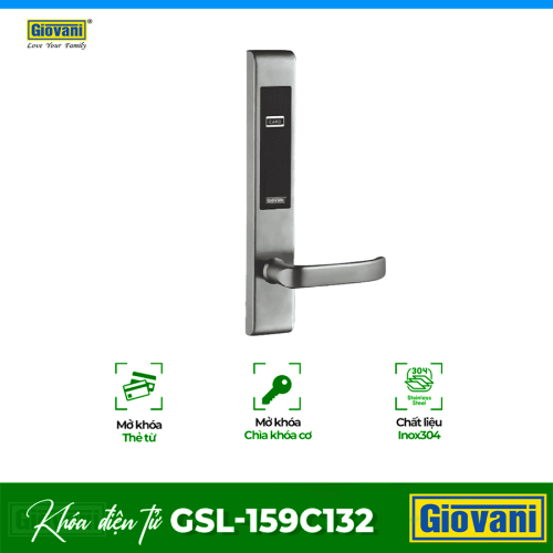 Khóa điện tử thông minh Giovani GSL-159C132