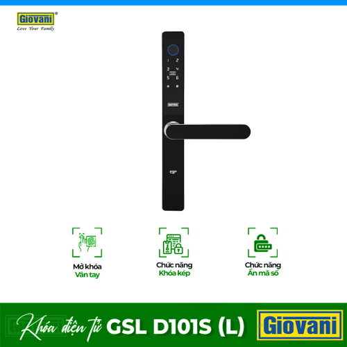 Khóa cửa điện tử Giovani GSL D101S ( L )