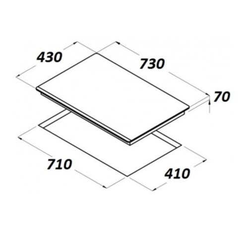 Kích thước bếp từ Lorca LCI-809D