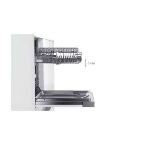 Hệ thống điều chỉnh khay trên 3 tầng RackMatic của Máy rửa bát Bosch SMS4ECI26E serie 4