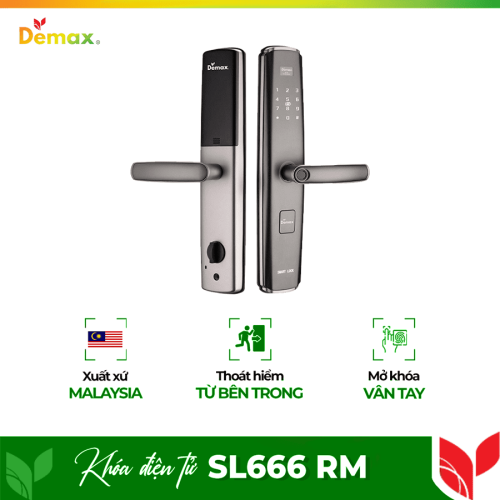 Khóa cửa điện tử Demax SL666 RM