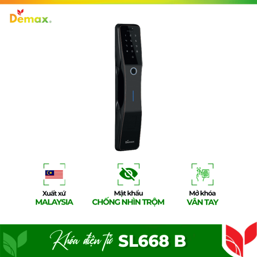 Khóa cửa điện tử Demax SL668 B